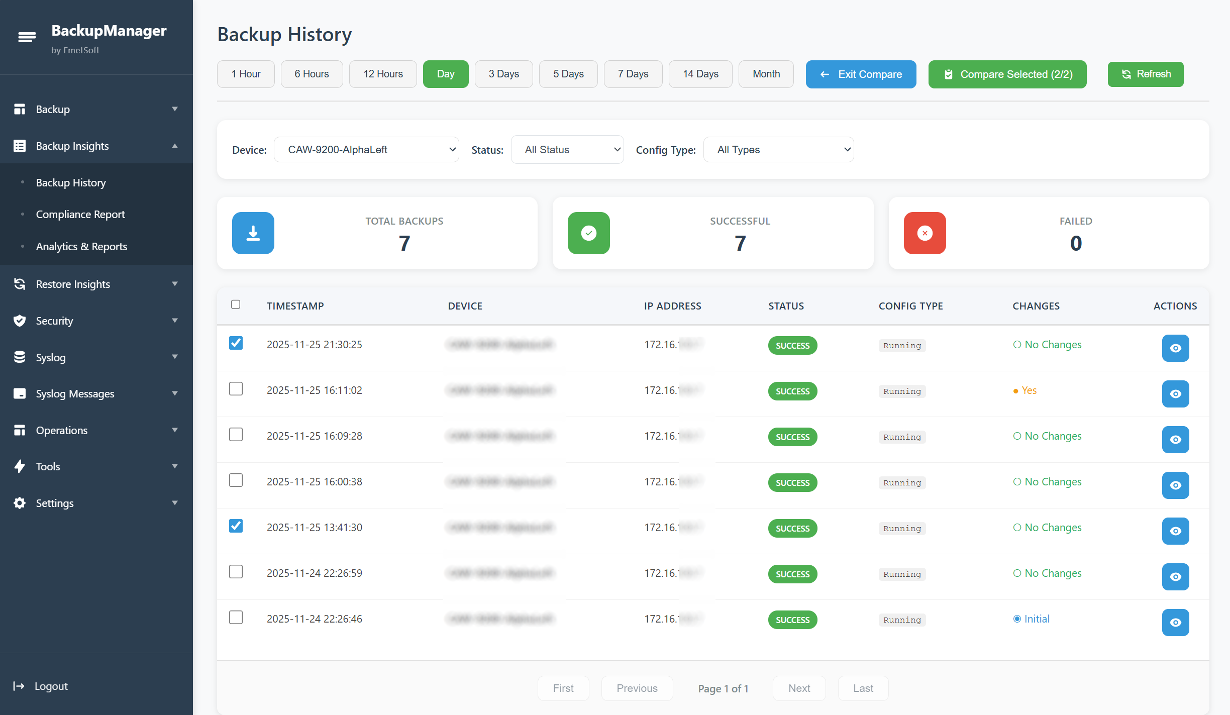 Backup Manager & Network Operations Suite Screenshot 12