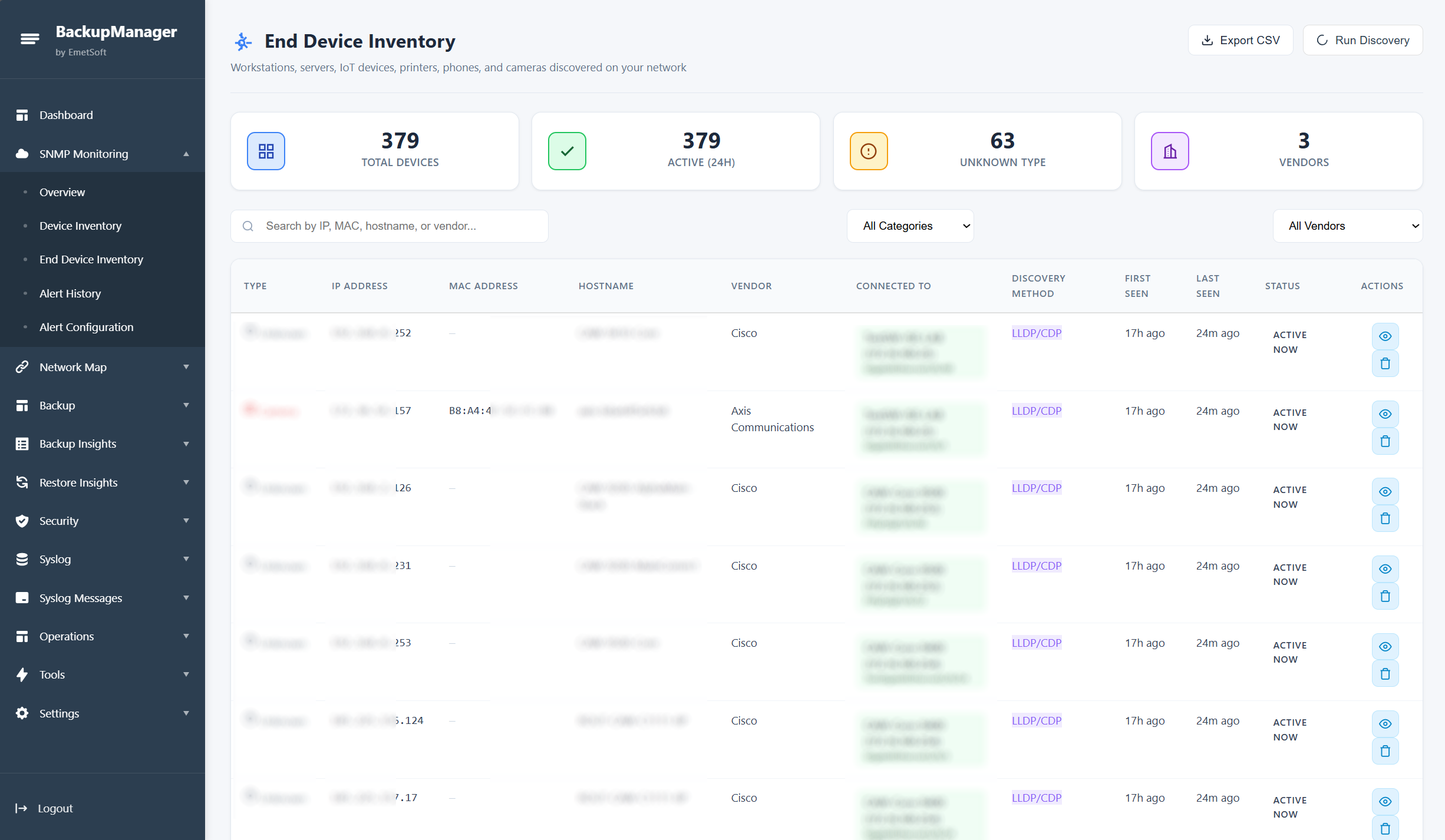 Backup Manager & Network Operations Suite Screenshot 16