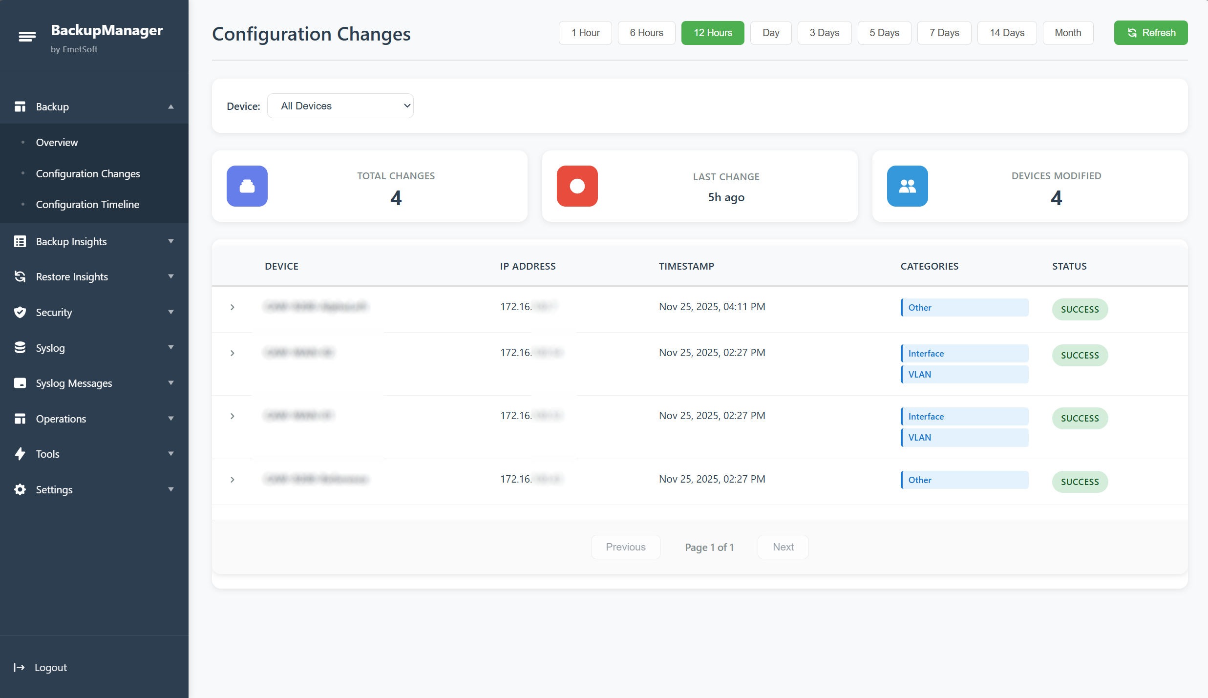 Backup Manager & Network Operations Suite Screenshot 2