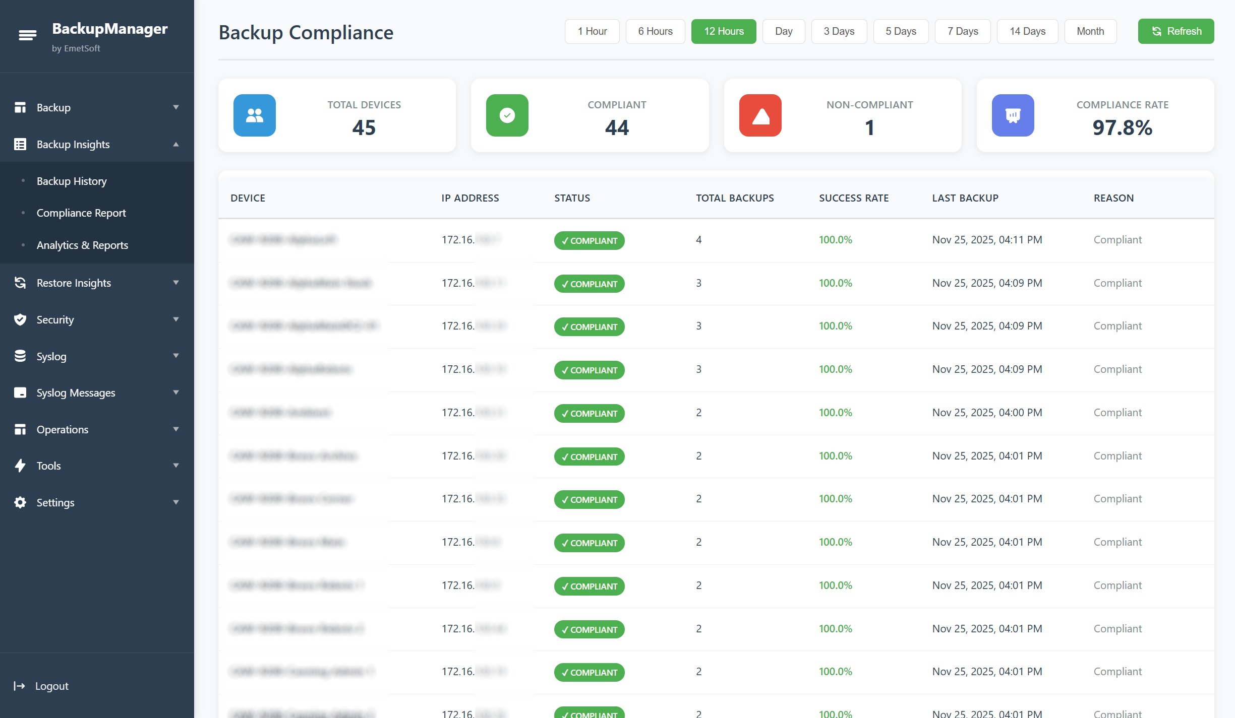 Backup Manager & Network Operations Suite Screenshot 4