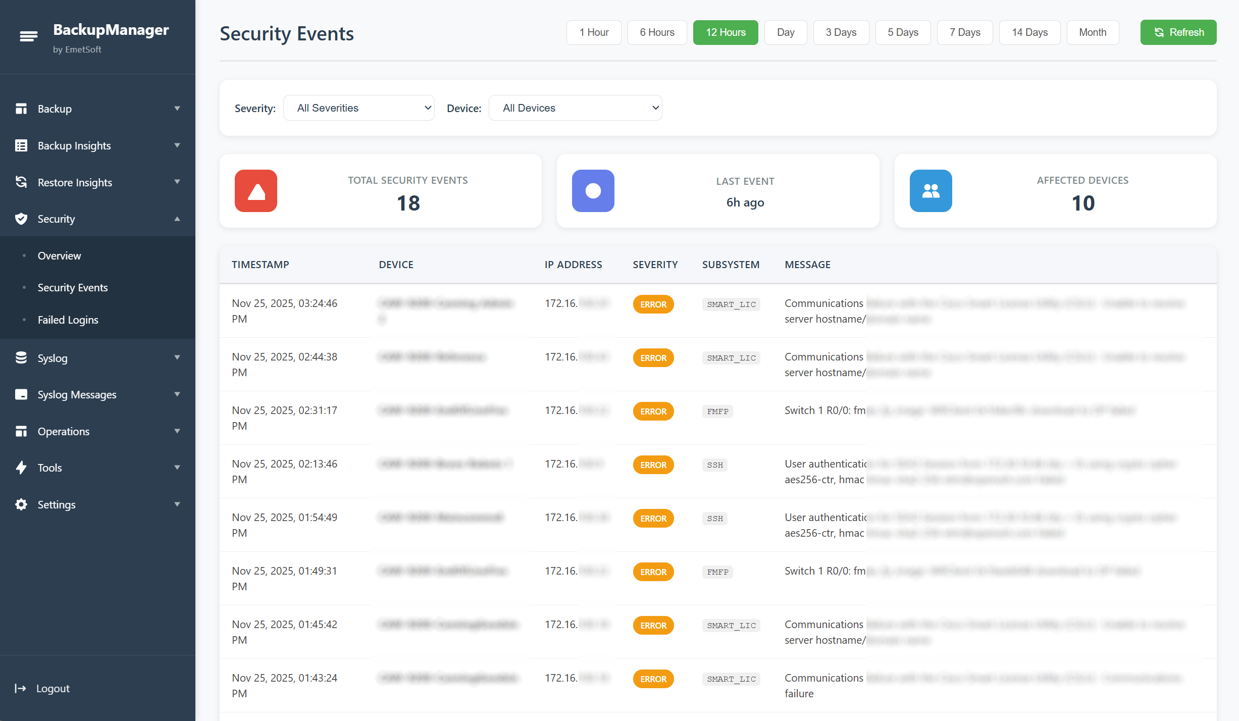Backup Manager & Network Operations Suite Screenshot 6