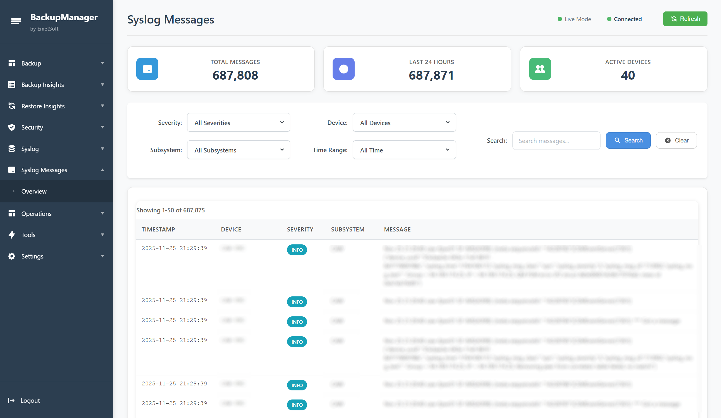Backup Manager & Network Operations Suite Screenshot 8